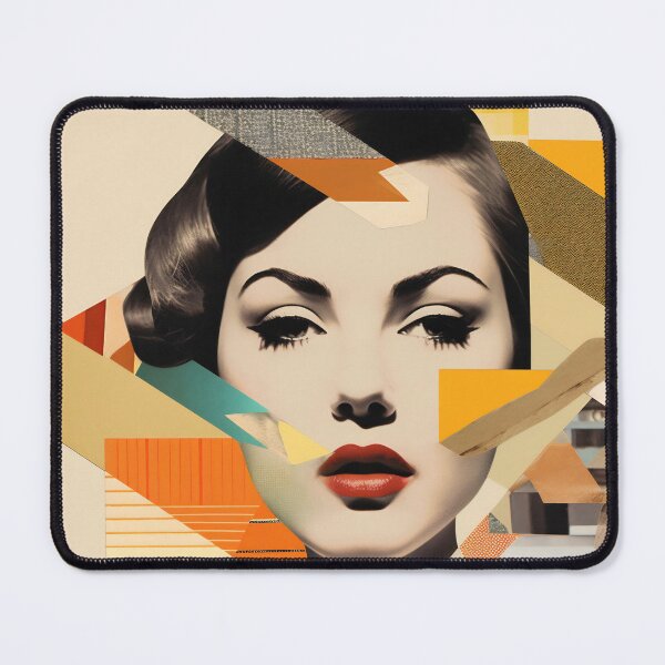 Item preview, Popup poster with woman portrait. Colorful digital art designed and sold by anytka.