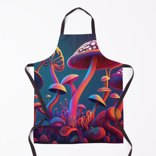 Item preview, Magic mushrooms. Psychedelic hallucination. Vibrant illustration. 60s 70s hippie colorful art designed and sold by anytka.