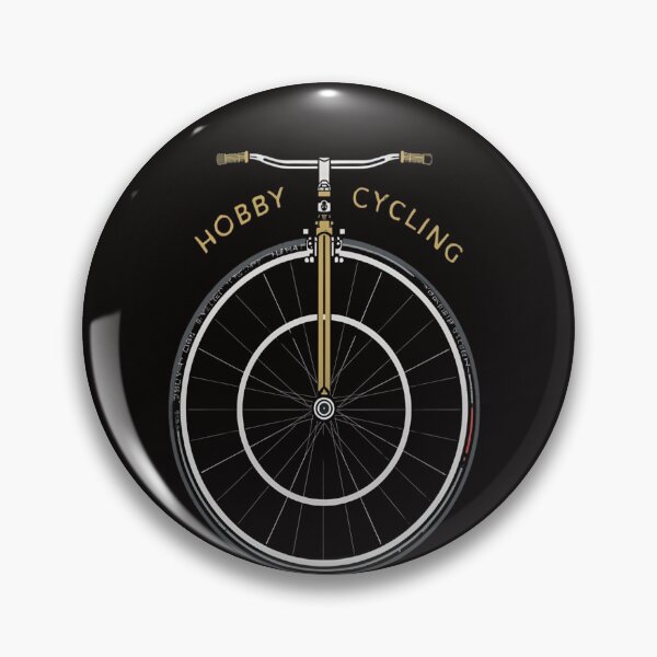 Item preview, Hobby Cycling – Minimal Retro Front Wheel Design designed and sold by The Mystic Richard.