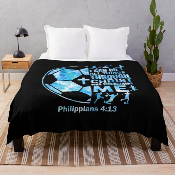 Item preview, Soccer-Shirt Christian I Can Do All Things Religious Boy Men designed and sold by AlicaMonica.