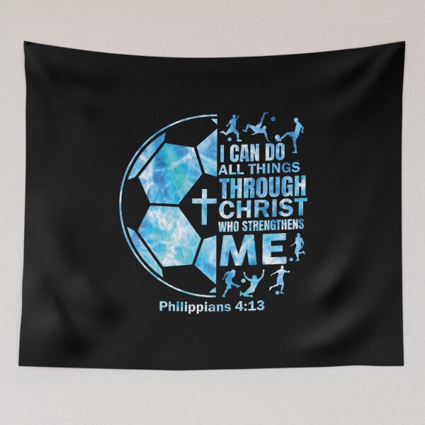 Item preview, Soccer-Shirt Christian I Can Do All Things Religious Boy Men designed and sold by AlicaMonica.