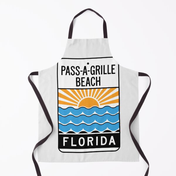 Item preview, Pass-a-Grille Beach Florida - Sign designed and sold by TheOldMittenIllustrated.