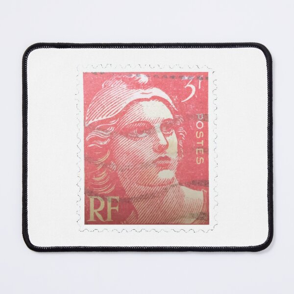 Item preview, Vintage France Liberty Red Postage Stamp designed and sold by red-amber65.