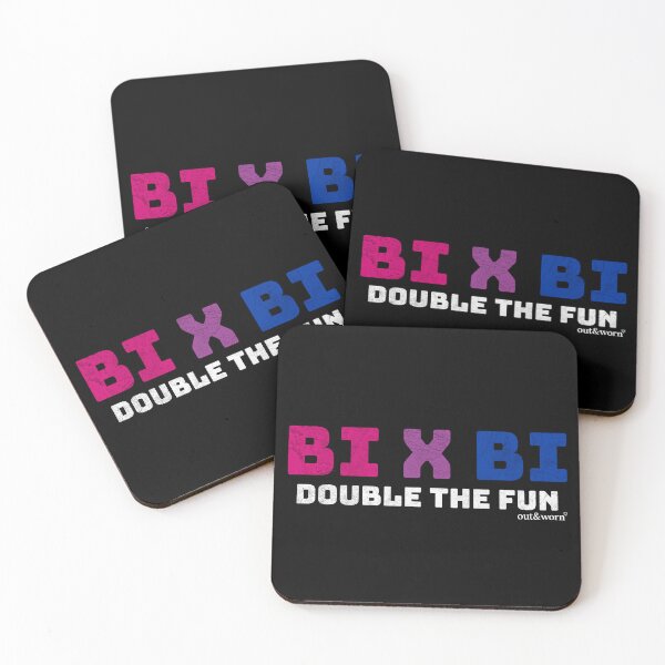 Item preview, BI x BI / Double The Fun - Bisexual Design designed and sold by outandworn.