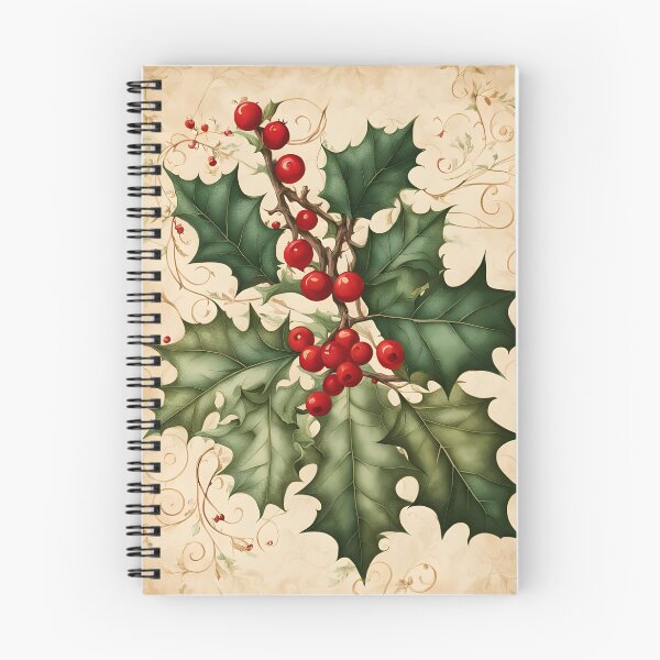 Item preview, Vintage Holly Tree Branch designed and sold by TisaMayfly.