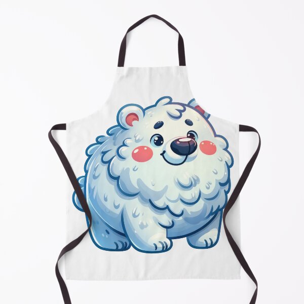 Item preview, Cute Polar Bear Sticker – Kawaii Arctic Animal Chubby Winter Design designed and sold by LunaPixelStudio.