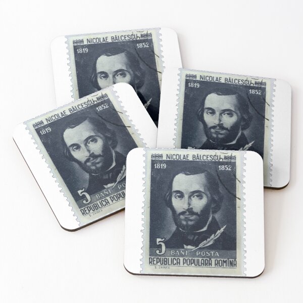 Item preview, Vintage Nicolae Balcescu Romanian Postage Stamp designed and sold by red-amber65.