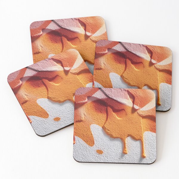 Item preview, Bright orange mural on wall designed and sold by anytka.