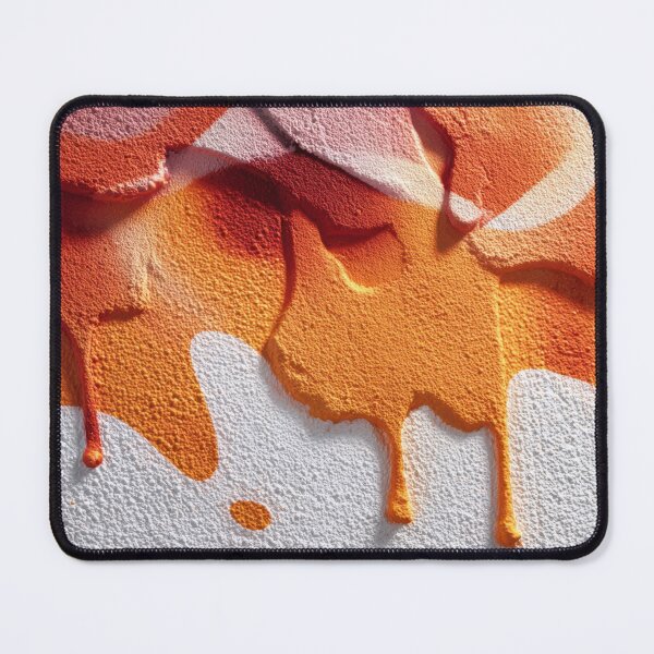 Item preview, Bright orange mural on wall designed and sold by anytka.