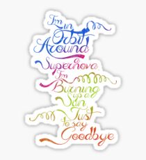 goodbye... Sticker