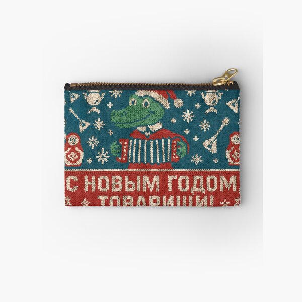 Item preview, Gena’s Ugly Christmas Sweater — Happy New Year, Comrades! designed and sold by Russian101.