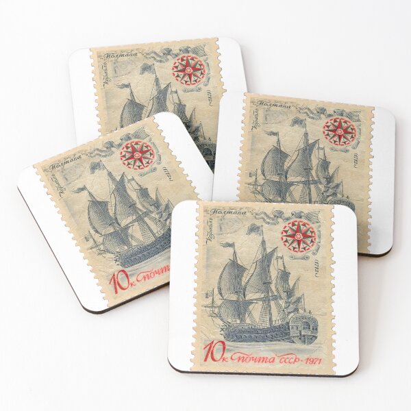 Item preview, Vintage CCCP Ship 1971 Postage Stamp designed and sold by red-amber65.