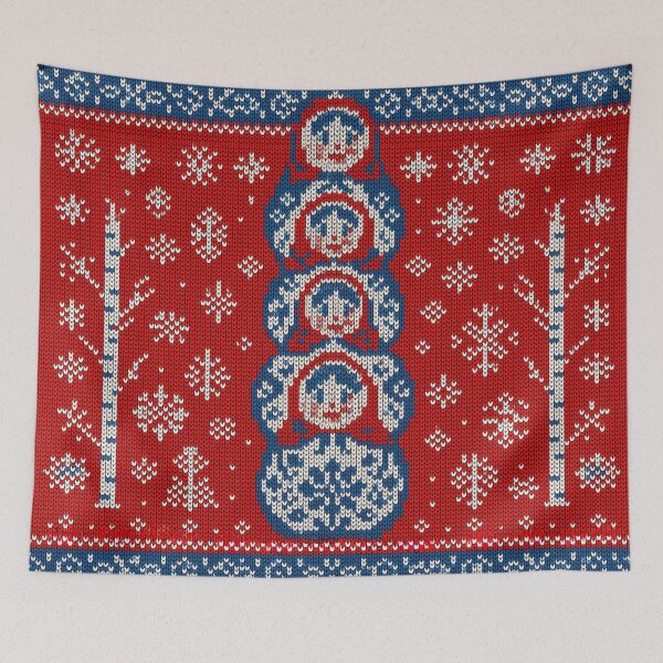 Item preview, Winter Matryoshka Stack - Slavic Knit Pattern designed and sold by Russian101.