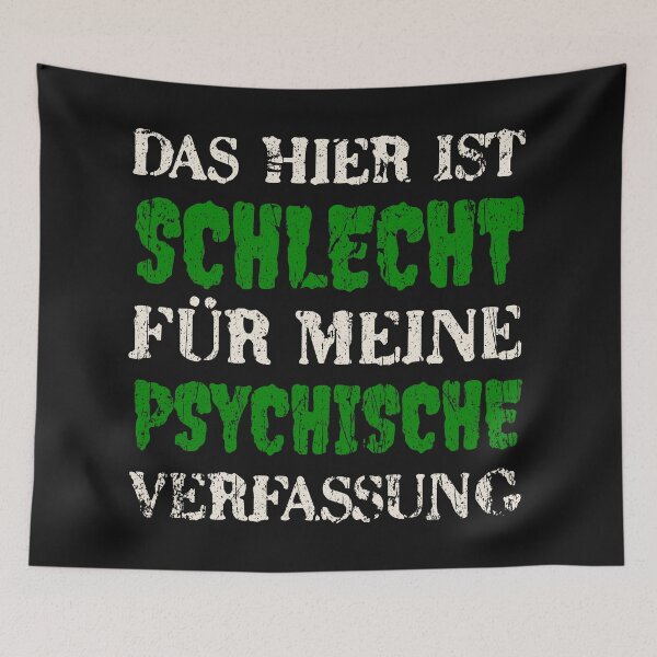 Item preview, Statement Design – “This is bad for my mental health” – Grunge Look designed and sold by VariousGoodies.
