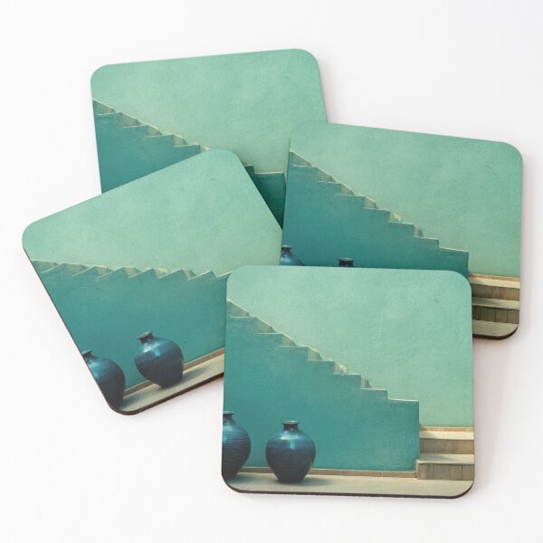Item preview, Blue vases by the stairs designed and sold by anytka.