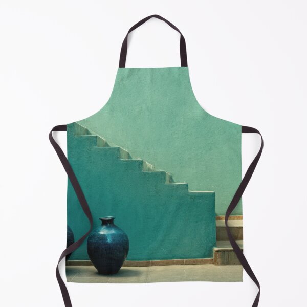 Item preview, Blue vases by the stairs designed and sold by anytka.