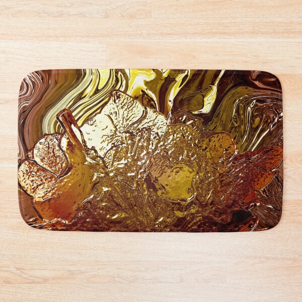Item preview, Floral Ornament in Ocher and Golden designed and sold by mavicfe.