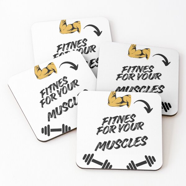 Item preview, Gym motivation t-shirt - fitnes for your muscles - fitness bodybuilding apparel designed and sold by MuscleMind.