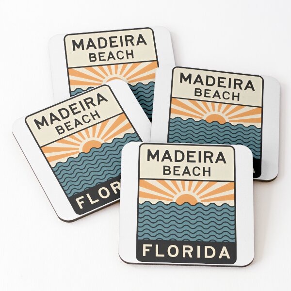 Item preview, Madeira Beach Florida - Sign designed and sold by TheOldMittenIllustrated.