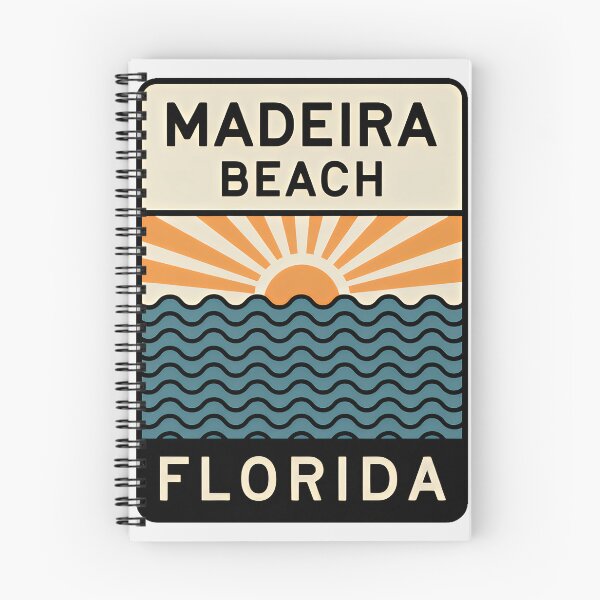 Item preview, Madeira Beach Florida - Sign designed and sold by TheOldMittenIllustrated.