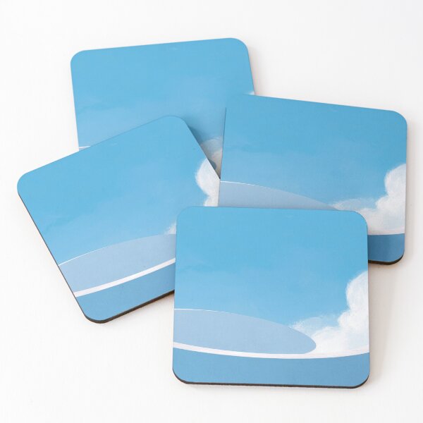 Item preview, Curved design under blue sky designed and sold by anytka.