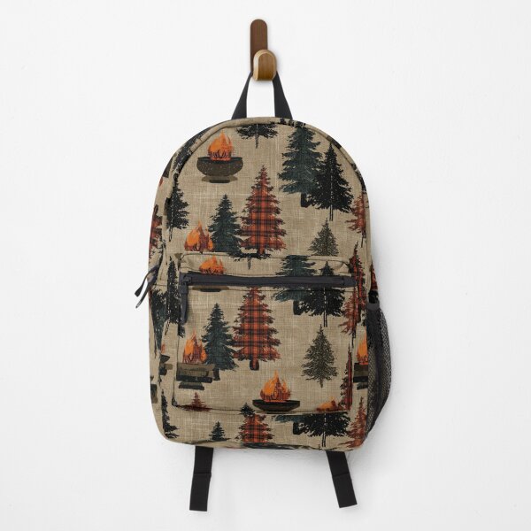 Item preview, Lumberjack Christmas trees rustic funky pattern designed and sold by filigreedigital.