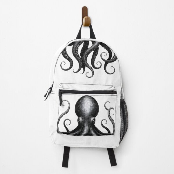 Item preview, Vintage Octopus – Monochrome Stipple / Engraving Sea Creature Illustration designed and sold by shinelikevenus.