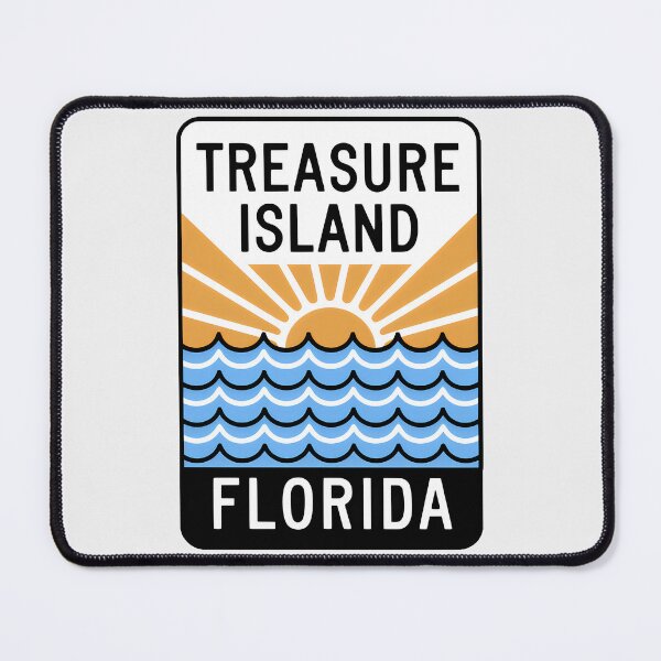 Item preview, Treasure Island Florida - Beach Sign designed and sold by TheOldMittenIllustrated.