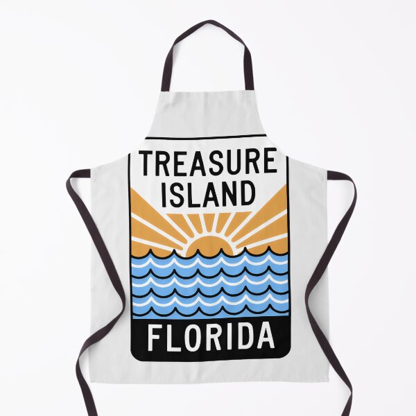 Artikelvorschau, Treasure Island, Florida – Strandschild entworfen und verkauft von TheOldMittenIllustrated.