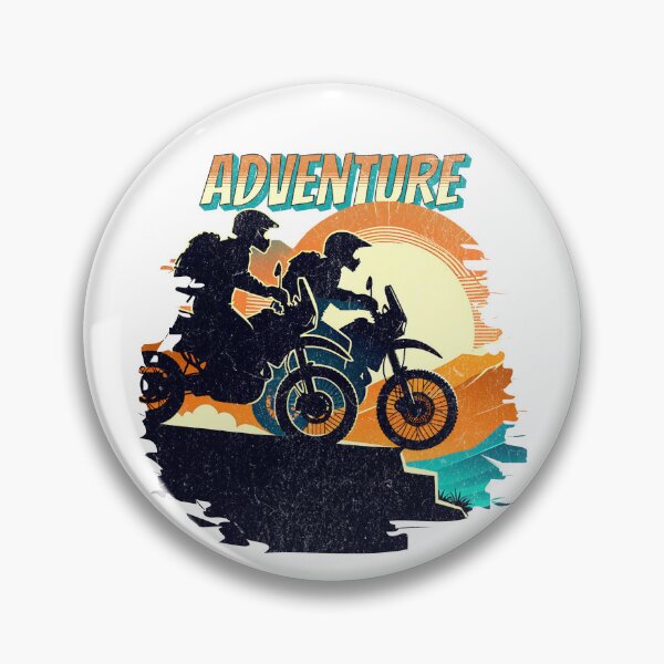 Item preview, Adventure Bike Riders – Sunset Silhouette ADV Touring Design designed and sold by Speeddust.