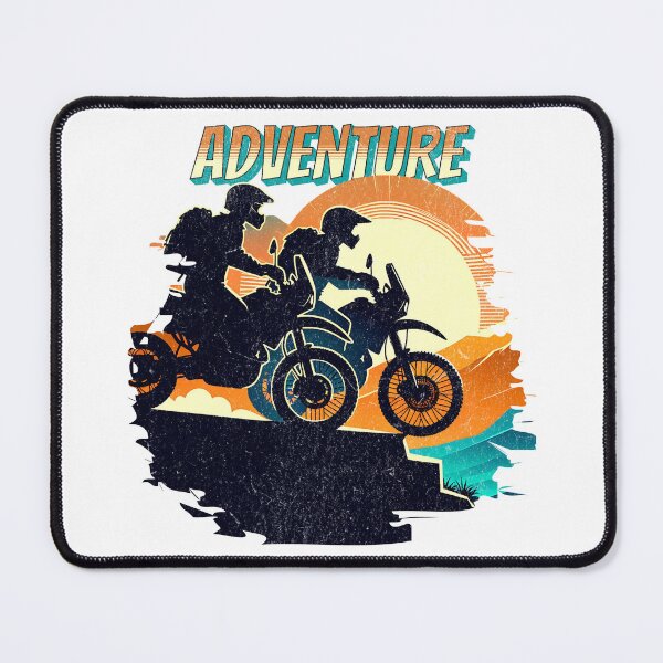 Item preview, Adventure Bike Riders – Sunset Silhouette ADV Touring Design designed and sold by Speeddust.