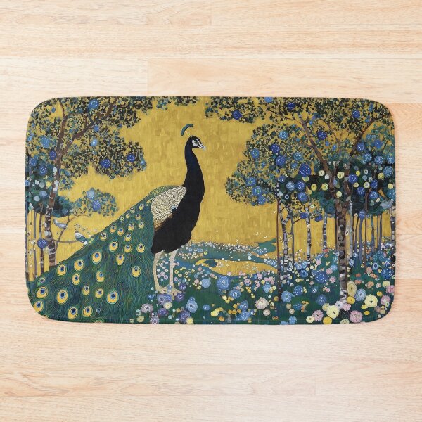 Item preview, Majestic Peacock Amidst Floral Landscape designed and sold by lautir.