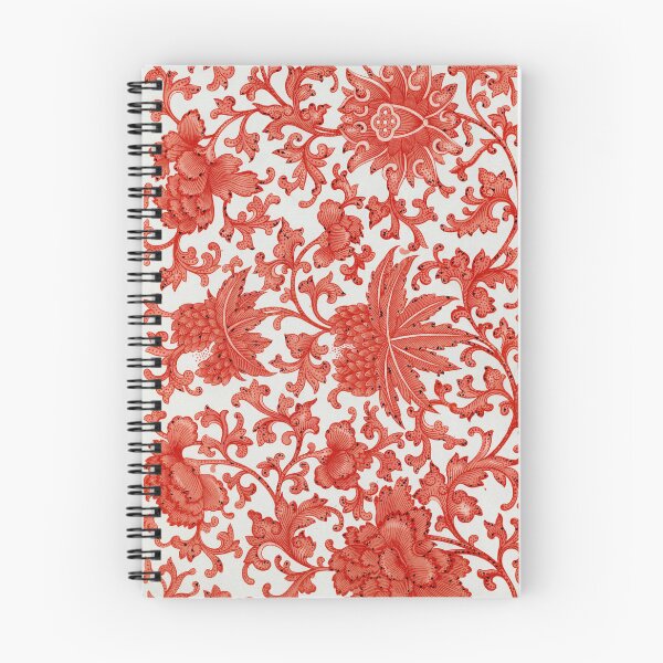 Item preview, Chinese Red Floral Pattern designed and sold by mmikhaila.