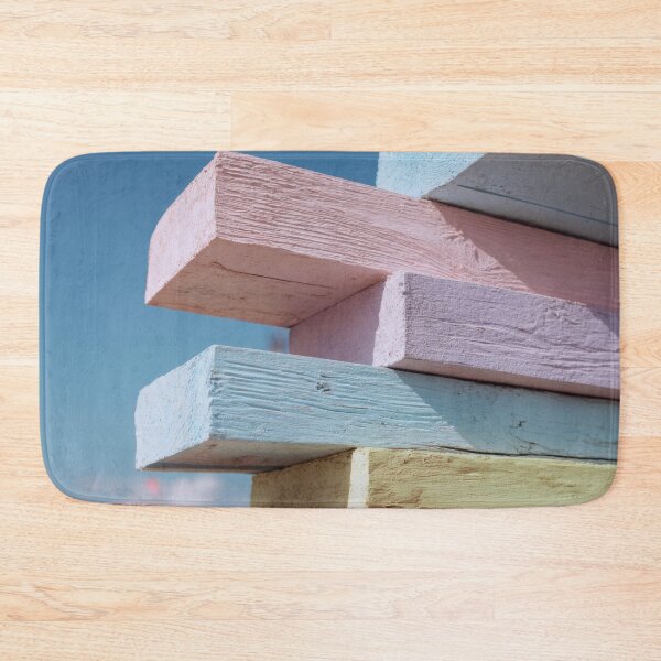 Item preview, Colorful wooden planks in light designed and sold by anytka.