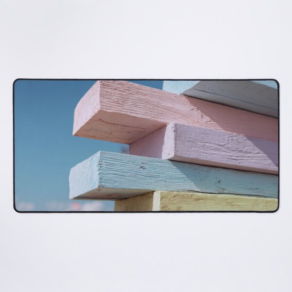 Item preview, Colorful wooden planks in light designed and sold by anytka.