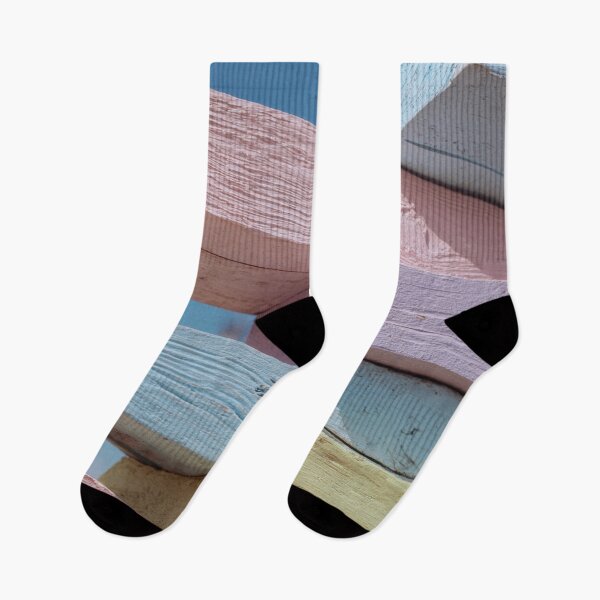 Item preview, Colorful wooden planks in light designed and sold by anytka.