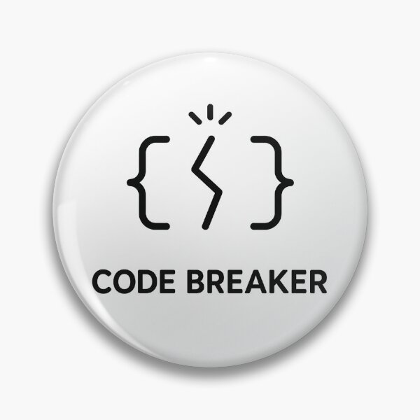 Item preview, Code Breaker Debugging Meme – Minimal Dev Humor Line Art designed and sold by techy-rrr.