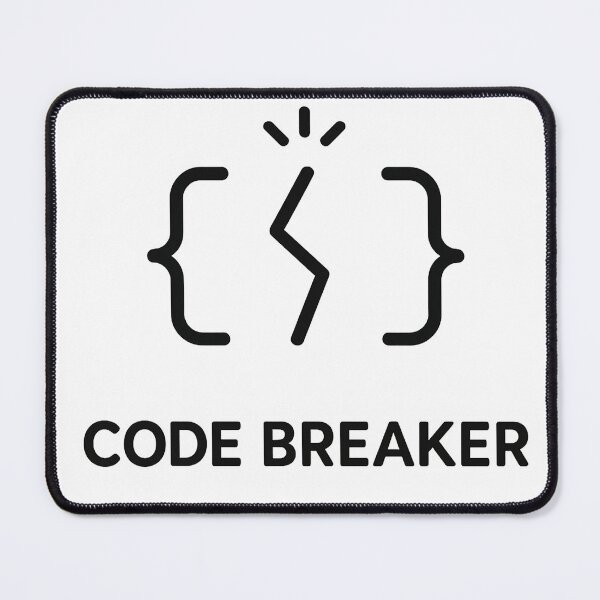 Item preview, Code Breaker Debugging Meme – Minimal Dev Humor Line Art designed and sold by techy-rrr.