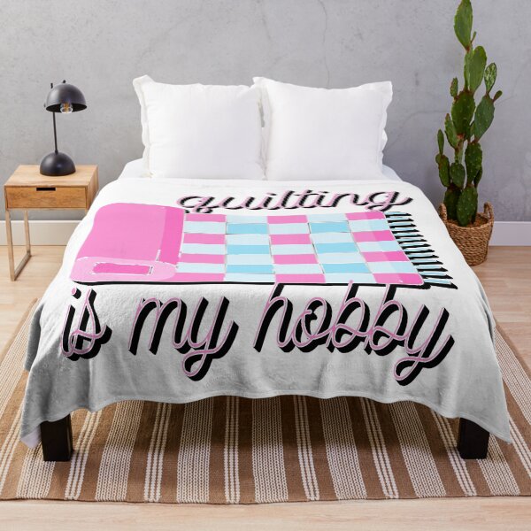 Item preview, Quilting Is My Hobby – Funny Quilter Gift – Sewing & Patchwork Lover Design designed and sold by sednalafandy79.