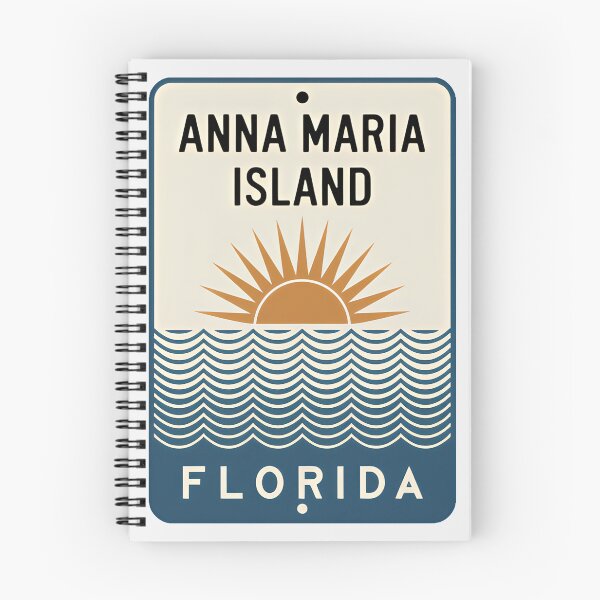 Item preview, Anna Maria Island Florida - Beach Sign designed and sold by TheOldMittenIllustrated.