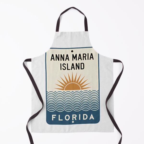 Item preview, Anna Maria Island Florida - Beach Sign designed and sold by TheOldMittenIllustrated.