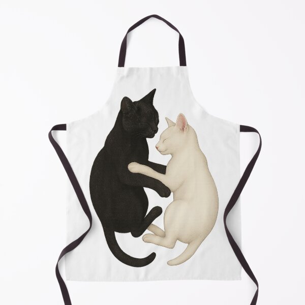 Item preview, Yin Yang Cats – Black and White Harmony Cats designed and sold by BloomOfDesign.