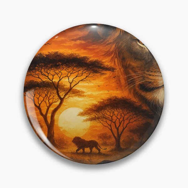 Item preview, Lion King Sunset — Ancestral Perception Wild designed and sold by SavannaStrikes.