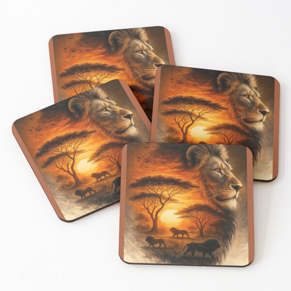 Item preview, Lion King Sunset — Ancestral Perception Wild designed and sold by SavannaStrikes.