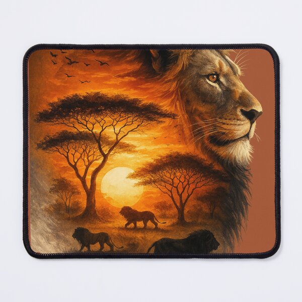 Item preview, Lion King Sunset — Ancestral Perception Wild designed and sold by SavannaStrikes.