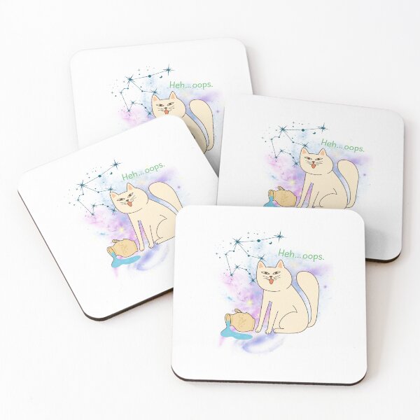 Item preview, Aquarius Cat – Cosmic Water Mischief designed and sold by FeelCreations.