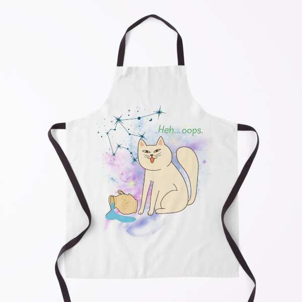Item preview, Aquarius Cat – Cosmic Water Mischief designed and sold by FeelCreations.