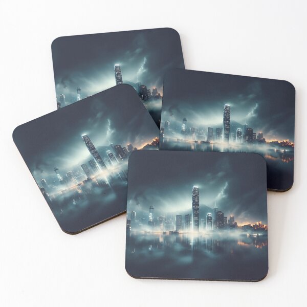 Item preview, Fog in city designed and sold by Made-by-Gus.