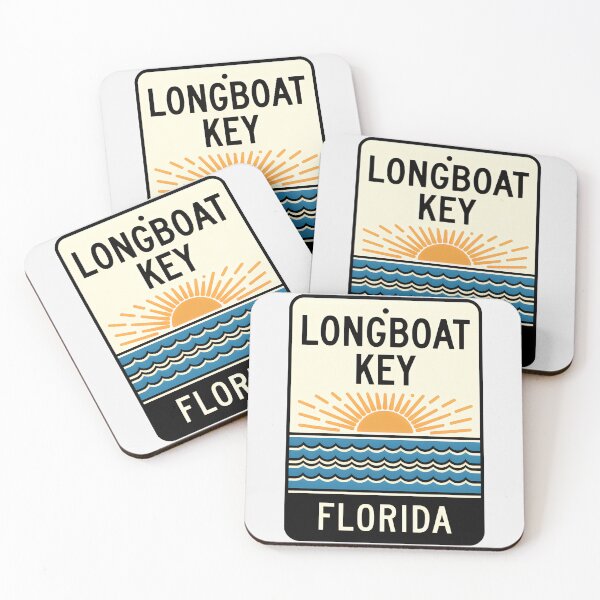 Item preview, Longboat Key Florida - Beach Sign designed and sold by TheOldMittenIllustrated.