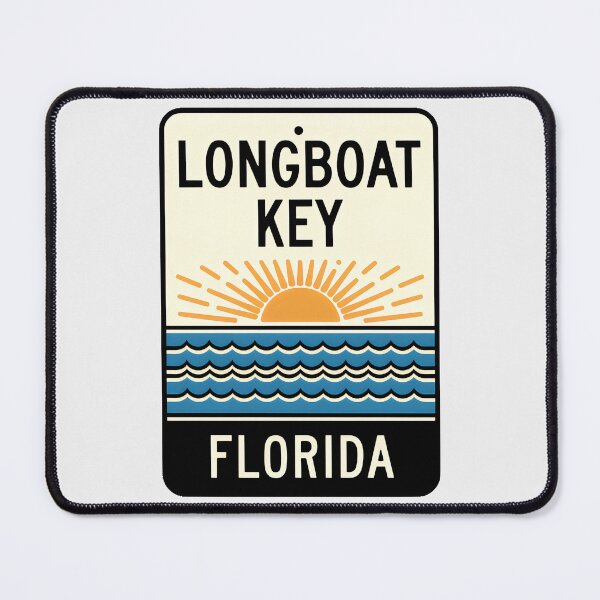 Item preview, Longboat Key Florida - Beach Sign designed and sold by TheOldMittenIllustrated.